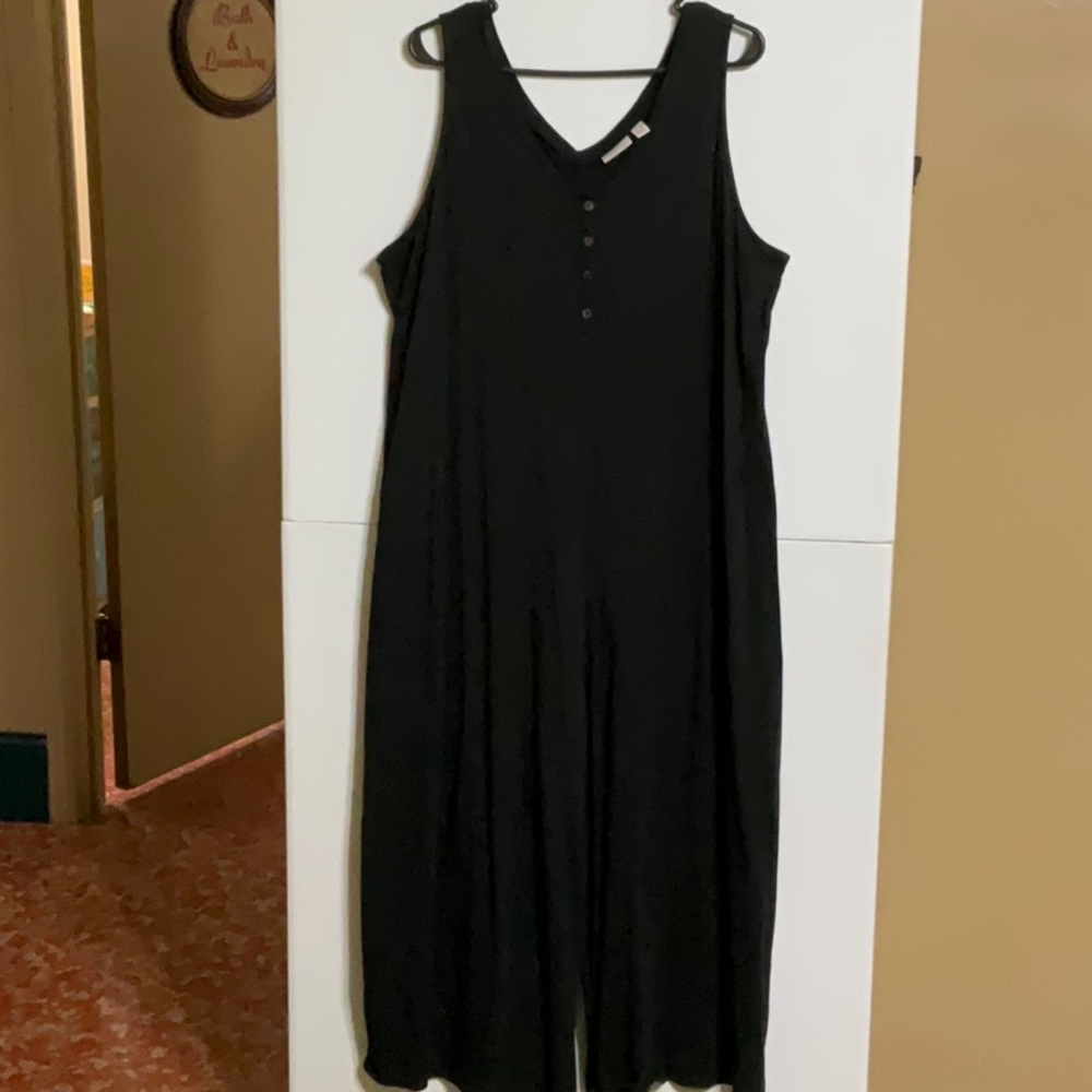 LOGO Black Jumpsuit